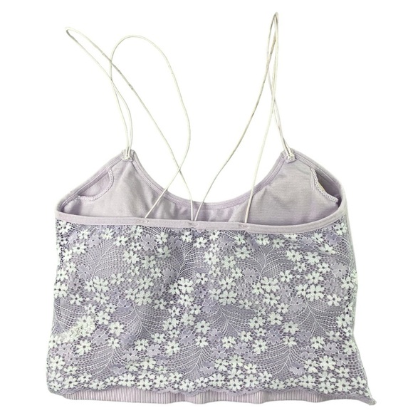 True by Rue 21 Lilac Purple Stretch Lace Bralette Spaghetti Straps - Picture 2 of 12